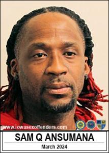 Sam Quincy Ansumana a registered  of Iowa
