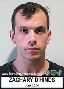 Zachary Daniel Hinds a registered  of Iowa