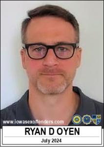 Ryan David Oyen a registered  of Iowa