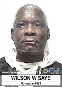 Wilson Wilsan Saye a registered  of Iowa