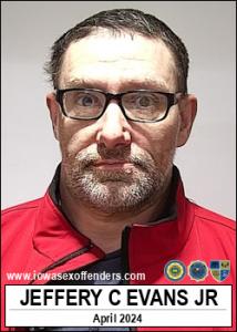 Jeffery Clifford Evans Jr a registered  of Iowa