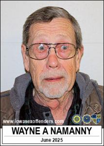 Wayne Alvin Namanny a registered Sex Offender of Iowa
