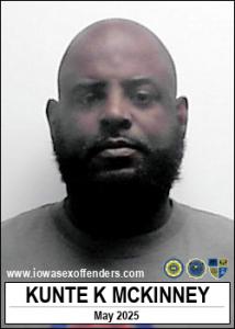 Kunte Kinte Mckinney a registered Sex Offender of Iowa