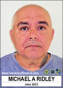 Michael Allen Ridley a registered Sex Offender of Iowa