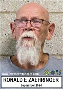 Ronald Eugene Zaehringer a registered  of Iowa