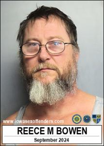 Reece Marvin Bowen a registered Sex Offender of Iowa
