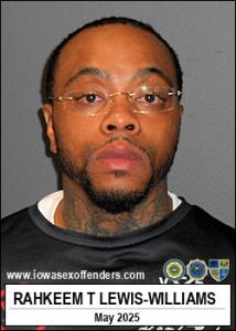 Rahkeem Threex Lewis-williams a registered Sex Offender of Iowa