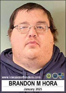 Brandon Micheal Hora a registered Sex Offender of Iowa