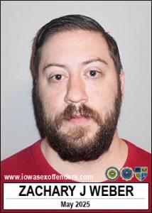 Zachary John Weber a registered Sex Offender of Iowa