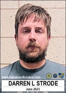 Darren Lee Strode a registered Sex Offender of Iowa