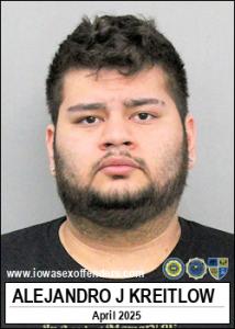Alejandro Javir Kreitlow a registered Sex Offender of Iowa