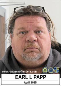 Earl Lee Papp a registered Sex Offender of Iowa