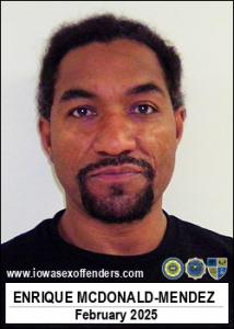 Enrique Mcdonald-mendez a registered Sex Offender of Iowa