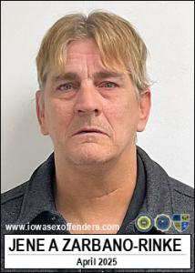 Jene Allan Zarbano-rinke a registered Sex Offender of Iowa