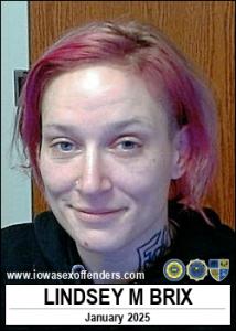 Lindsey Marie Brix a registered Sex Offender of Iowa