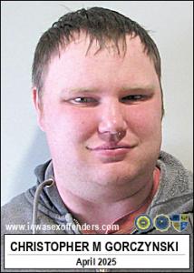 Christopher M Gorczynski a registered Sex Offender of Iowa