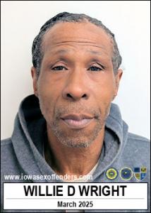 Willie Donnell Wright a registered Sex Offender of Iowa