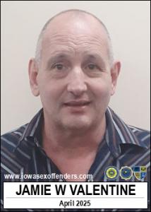 Jamie William Valentine a registered Sex Offender of Iowa