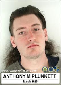 Anthony Michael Plunkett a registered Sex Offender of Iowa