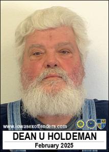 Dean Udell Holdeman a registered Sex Offender of Iowa