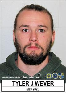 Tyler Jacob Wever a registered Sex Offender of Iowa