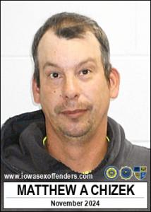 Matthew Arron Chizek a registered Sex Offender of Iowa