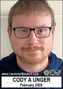 Cody Alan Unger a registered Sex Offender of Iowa