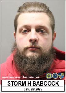 Storm Hunter Babcock a registered Sex Offender of Iowa