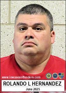 Rolando Lee Hernandez a registered  of Iowa