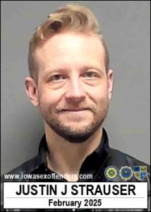 Justin Jeremy Strauser a registered Sex Offender of Iowa