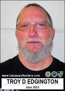 Troy Donald Edgington a registered Sex Offender of Iowa