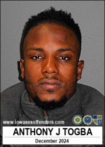 Anthony Joseph Togba a registered Sex Offender of Iowa