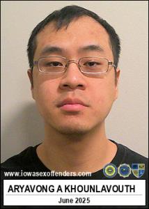 Aryavong Aaron Khounlavouth a registered Sex Offender of Iowa