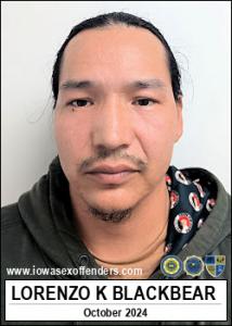 Lorenzo Keith Blackbear a registered  of Iowa