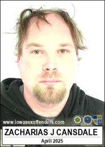 Zacharias Joshua Cansdale a registered  of Iowa