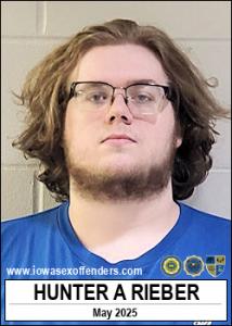 Hunter Alexander Rieber a registered Sex Offender of Iowa