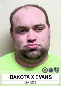 Dakota Xavior Evans a registered Sex Offender of Iowa