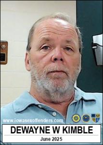 Dewayne William Kimble a registered Sex Offender of Iowa