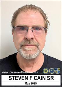 Steven Franklin Cain Sr a registered  of Iowa