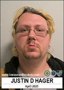 Justin Dean Hager a registered Sex Offender of Iowa