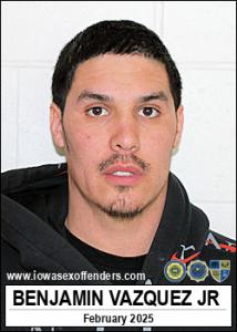 Benjamin Vazquez Jr a registered Sex Offender of Iowa