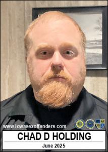 Chad David Holding a registered Sex Offender of Iowa