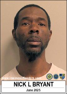 Nick Lamour Bryant a registered Sex Offender of Iowa
