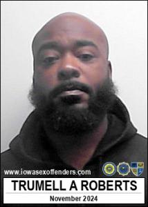 Trumell Alexander Roberts a registered Sex Offender of Iowa