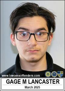 Gage Michael Lancaster a registered Sex Offender of Iowa