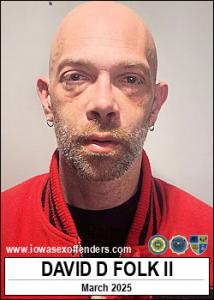 David Dane Folk II a registered Sex Offender of Iowa