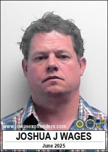 Joshua Joe Wages a registered Sex Offender of Iowa