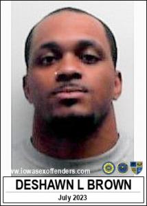 Deshawn Latral Brown a registered Sex Offender of Iowa