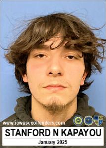 Stanford Nisan-akedis Kapayou a registered Sex Offender of Iowa