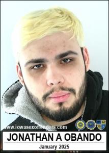 Jonathan Alexander Obando a registered Sex Offender of Iowa